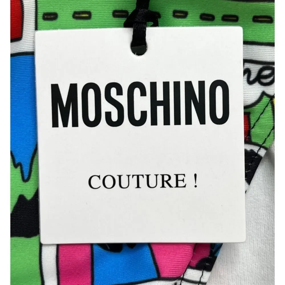 4-98 MOSCHINO x JEREMY SCOTT Men's NWT Speedo Swimsuit Comics XL/US36/EU52